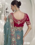 Women Premium Fashion Ethnic Saree - Image 3